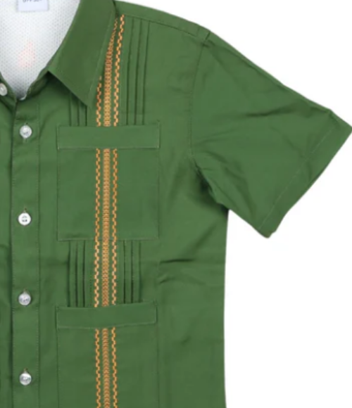 BQ Post Oak/Blaze Guayabera
