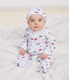 Kissy Preemie Aviators Footie