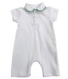 Bambinos Preston Playsuit - White/Green