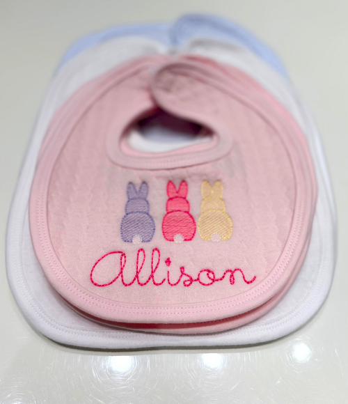 Quilted Burp, Bib & Baby Blanket