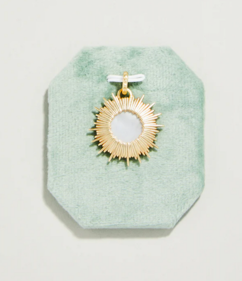 Radiant Sunburst Mother-of-Pearl Charm Radiant Sunburst Mother-of-Pearl Charm