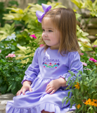 Bambinos Riviera Ruffle LS Dress
