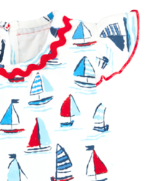 Sailboat Toddler T-Shirt Dress