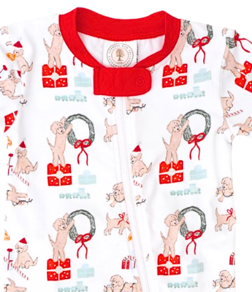Santa Paws Gift Footie