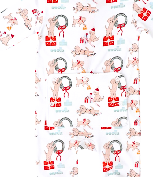 Santa Paws Gift Footie