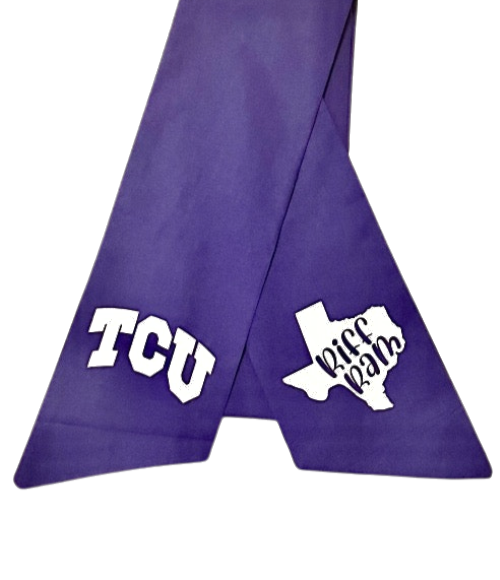 Laminate Collegiate Wreath Sashes