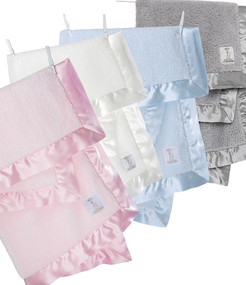 Little Giraffe Chenille Baby Blankets