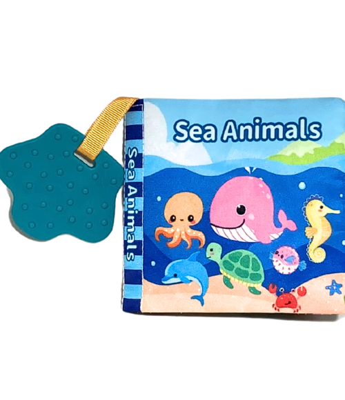 Cloth Book with Baby Teether