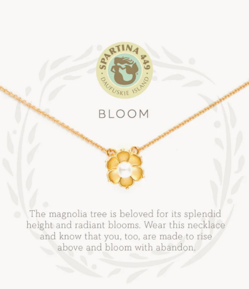 Bloom Magnolia Flower 18 Bloom Magnolia Flower 18" Necklace