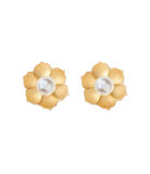 Bloom Magnolia Flower Stud Earrings