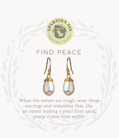 Find Peace Drop Earrings Find Peace Drop Earrings