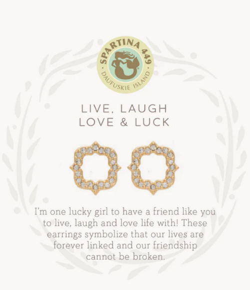 Luck Quatrefoil Stud Earrings Luck Quatrefoil Stud Earrings