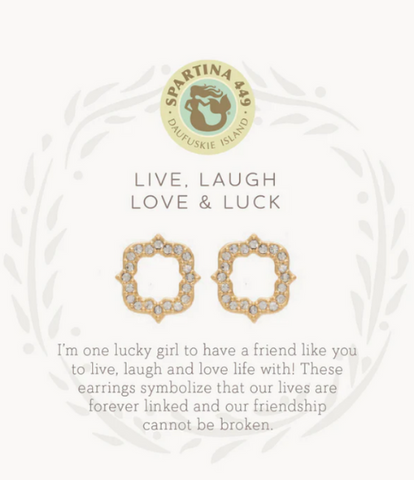 Luck Quatrefoil Stud Earrings