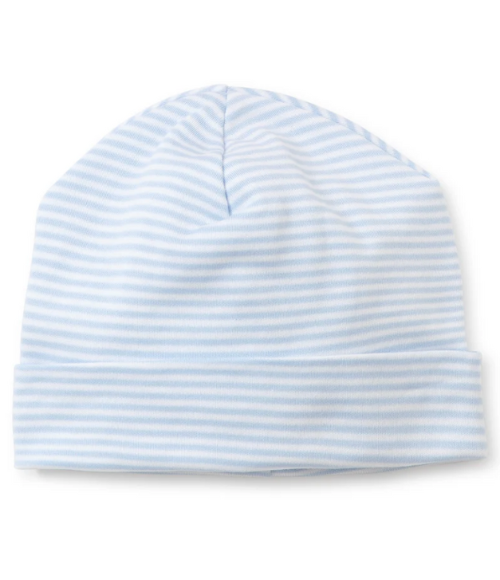 Kissy Blue Stripes Convertible Gown & Hat Set