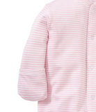 Kissy Pink Stripes Convertible Gown & Hat Set