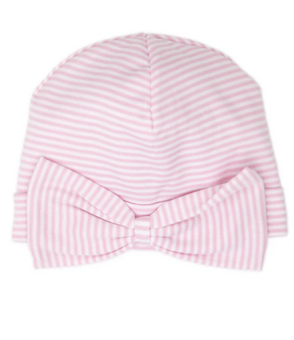 Kissy Pink Stripes Convertible Gown & Hat Set