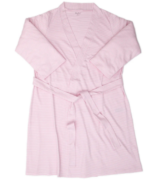 Kissy Pink Stripe Mommy Gown & Robe