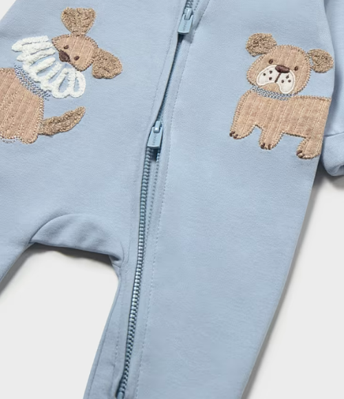 Sky Puppy Convertible Foot Romper