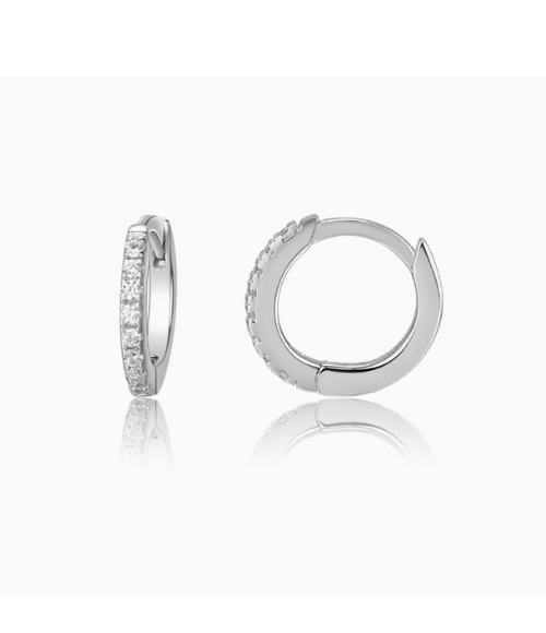 Sterling Silver Huggie Earrings for Baby & Girls