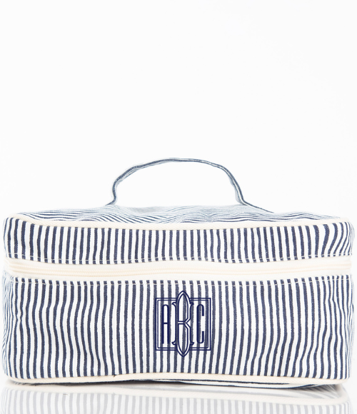 Striped Train Case