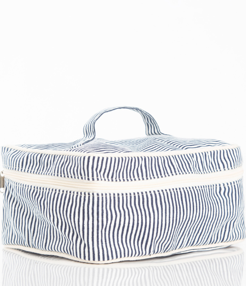 Striped Train Case