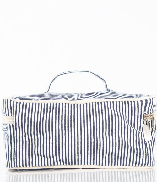 Striped Train Case