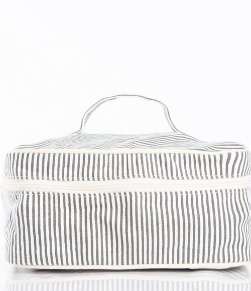 Striped Train Case