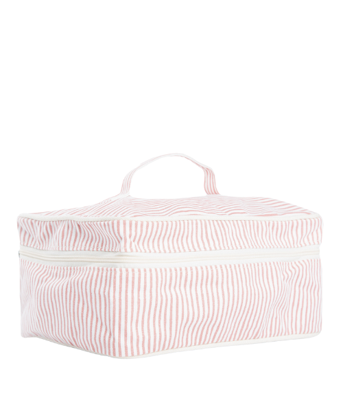 Striped Train Case