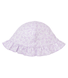 Kissy Summer Gardens Lilac Smocked Romper & Hat