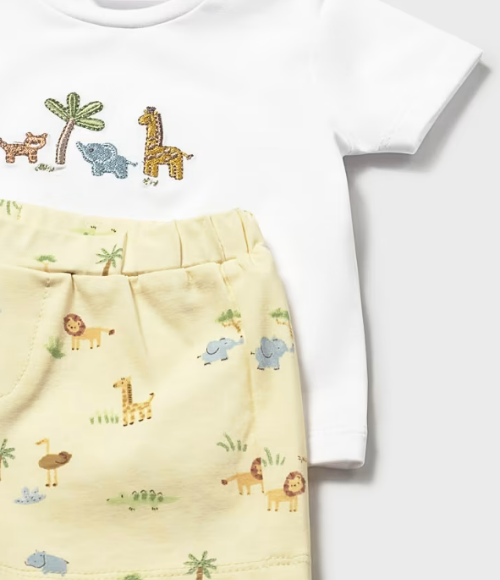 Summer Safari Shorts Set