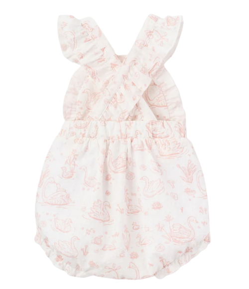 Swan Toile Swiss Dot Sunsuit