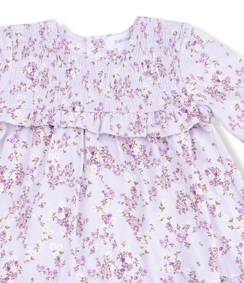 Sweet Floral Smocked Dress & Leggings