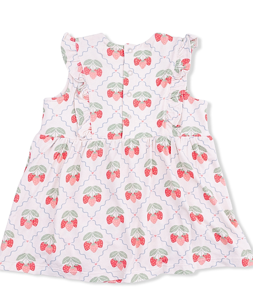 Sweet Strawberries Bubble Dress