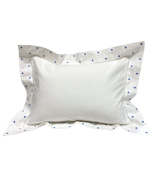 Swiss Dot Hemstitched Border Baby/Boudoir Pillows