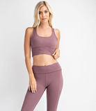 Plus Strappy Criss Cross Back Sports Bralette