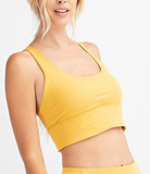 Plus Strappy Criss Cross Back Sports Bralette