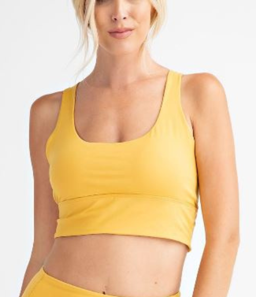 Plus Strappy Criss Cross Back Sports Bralette
