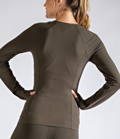 Long Sleeve Active Top - Multiple Colors