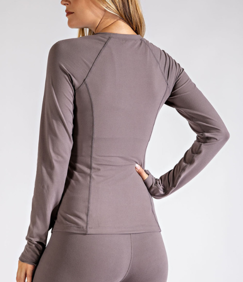Long Sleeve Active Top - Multiple Colors
