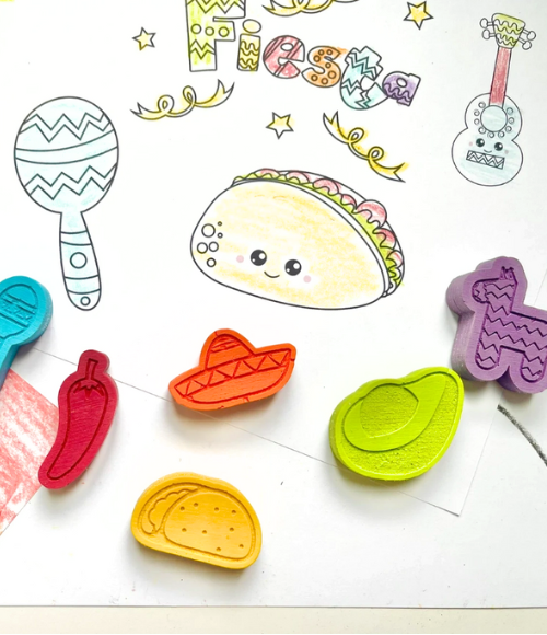 Taco Time Crayons Gift Set