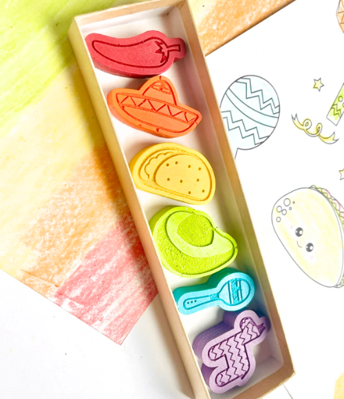 Taco Time Crayons Gift Set