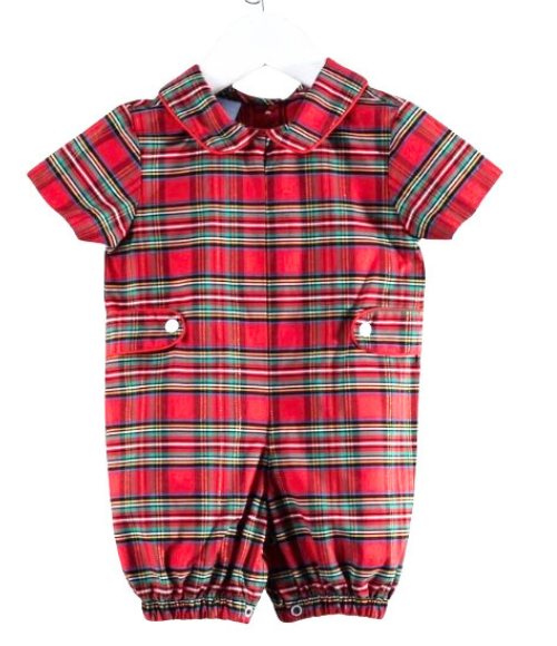 Tartan Ethan Romper