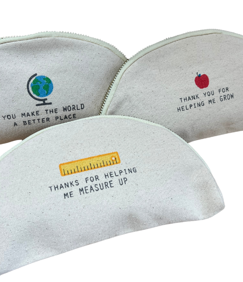 Teacher Zip Pouch-Measure Up Teacher Zip Pouch-Measure Up