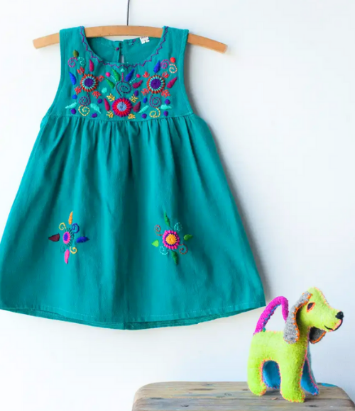 Jardinita Baby Fiesta Dress-Multiple Colors