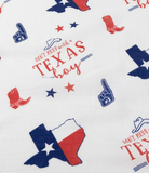 Texas Boy Organic Swaddle Blanket