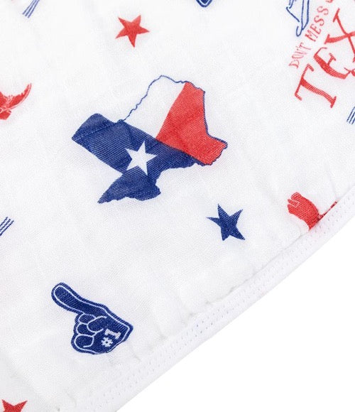 Texas Boy Organic Swaddle Blanket