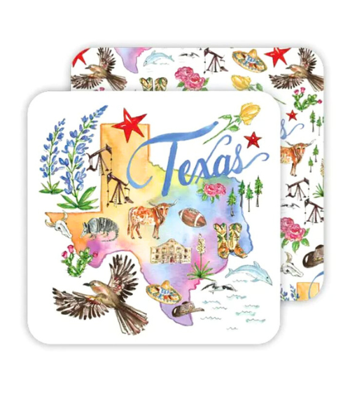 Texas Handpainted Coasters