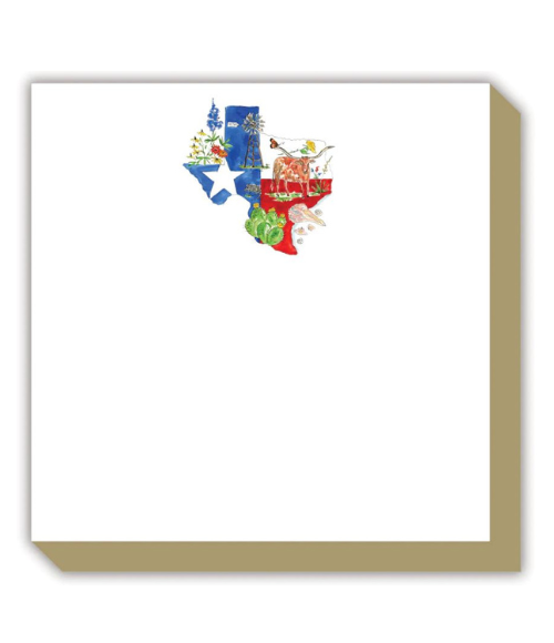 Texas Handpainted Mini Luxe Pad Texas Handpainted Mini Luxe Pad