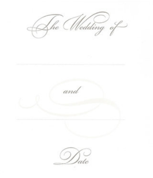 Monogrammed Wedding Album