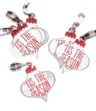 Tin Holiday Ornaments